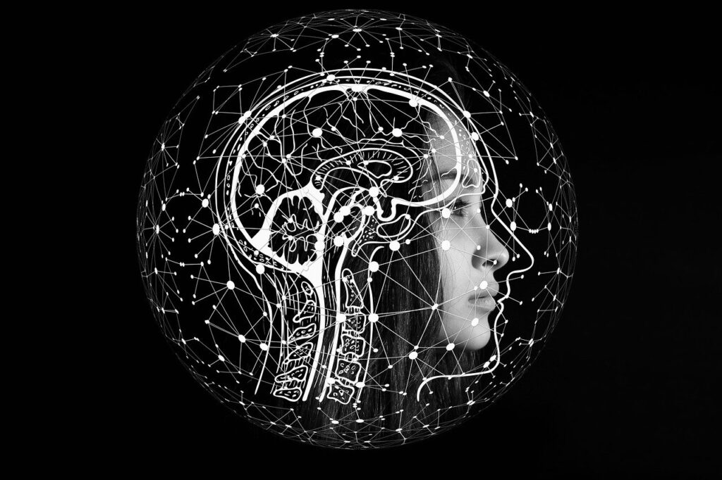 Tête représentant la médecine du futur
