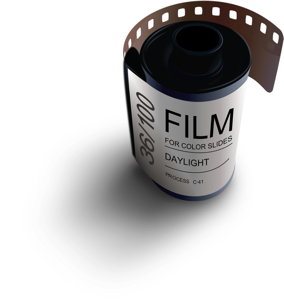 Bobine de film pour imager l'utilisation de la vidéo au football